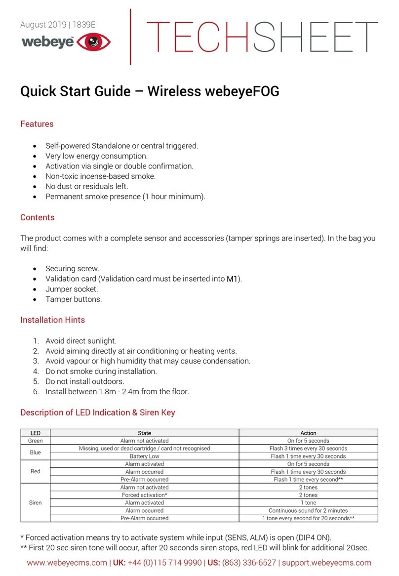 WebEye Wireless webeyeFOG Tech sheet