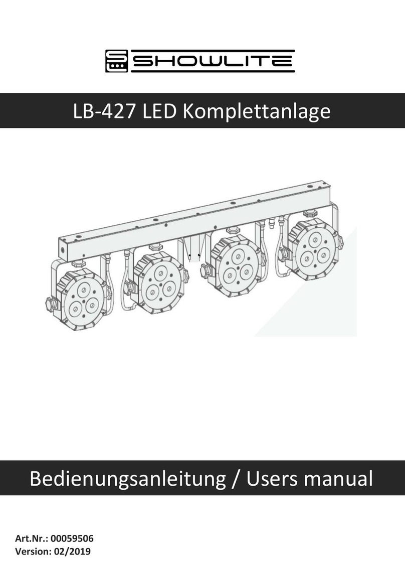 Showlite LB-427 user manual