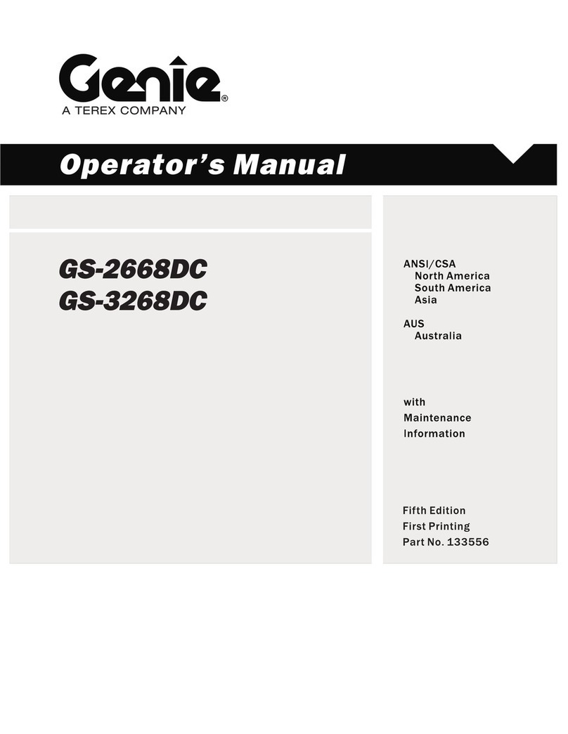 Terex Genie GS-2668DC User manual Terex Genie GS-2668DC User manual