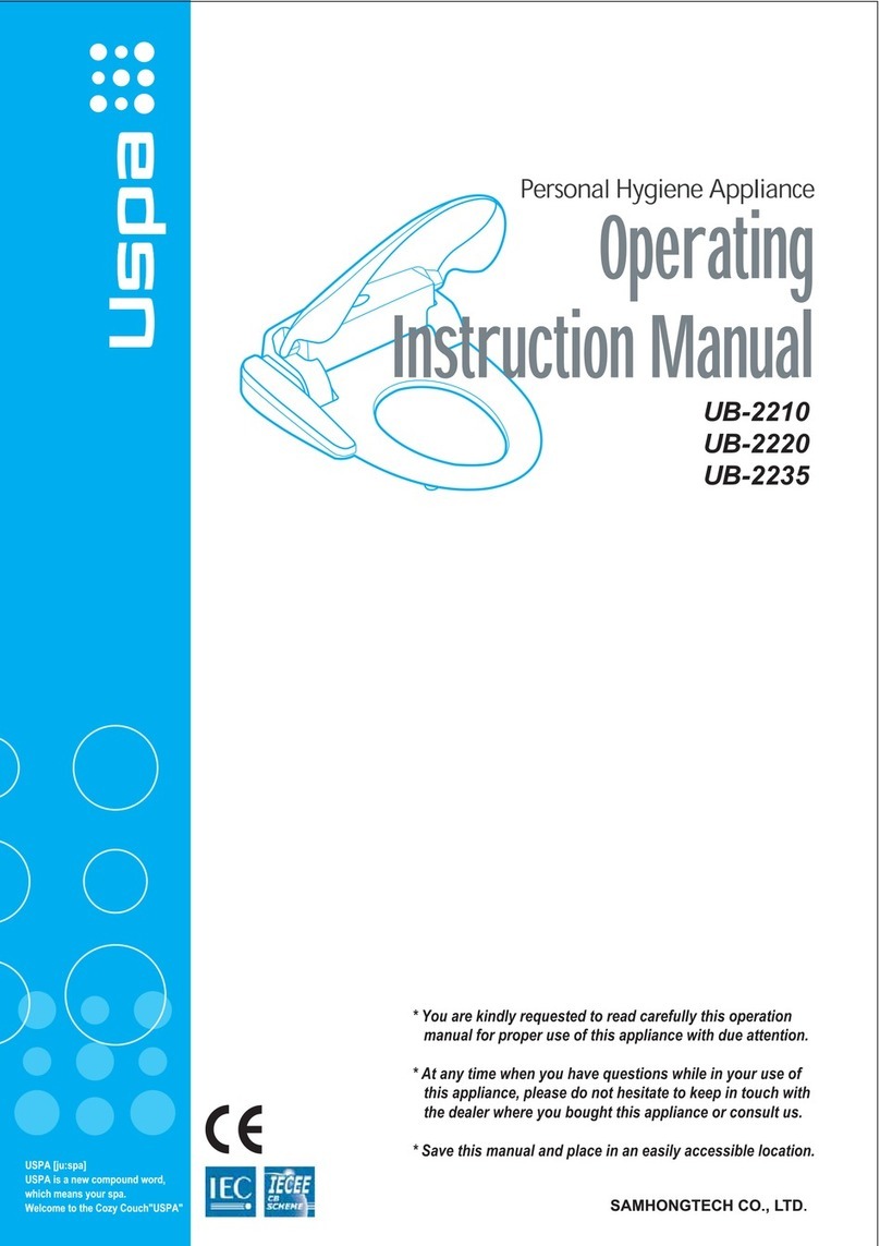 Uspa UB-2210 Operating instructions manual