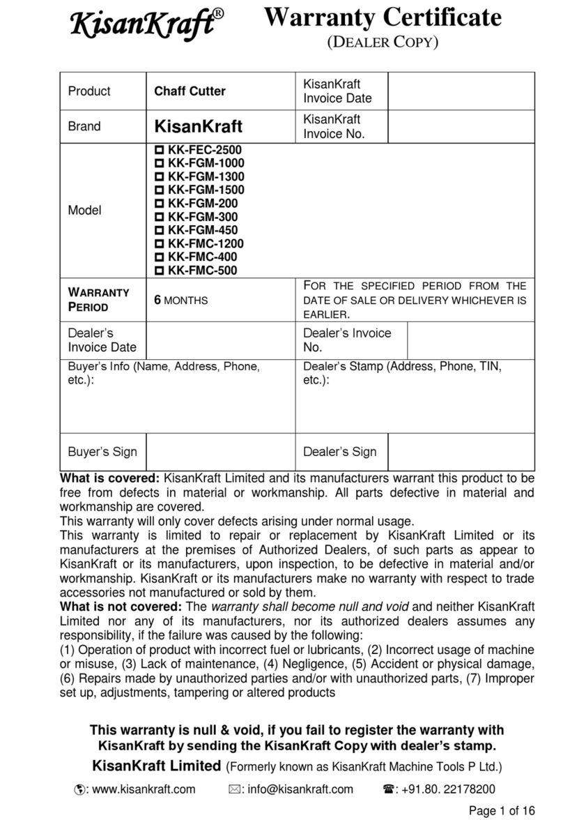 KISANKRAFT KK-FEC-2500 user manual