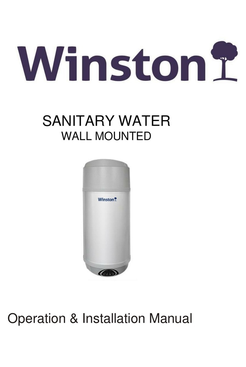 Winston WSW1-80L-WM Operation & installation manual Winston WSW1-80L-WM Operation & installation manual