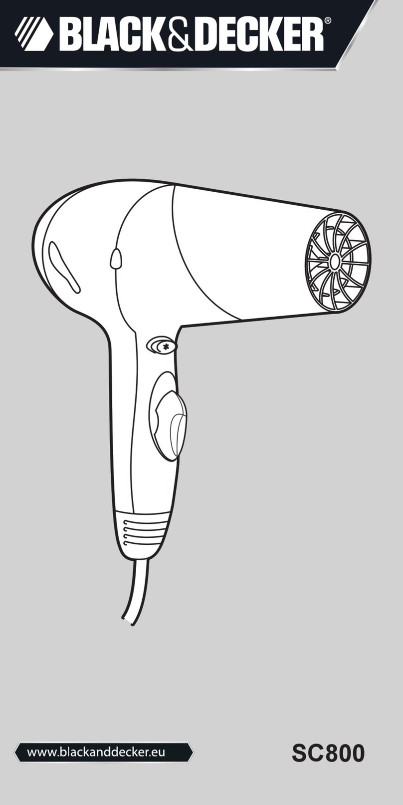 Black & Decker SC800 manual