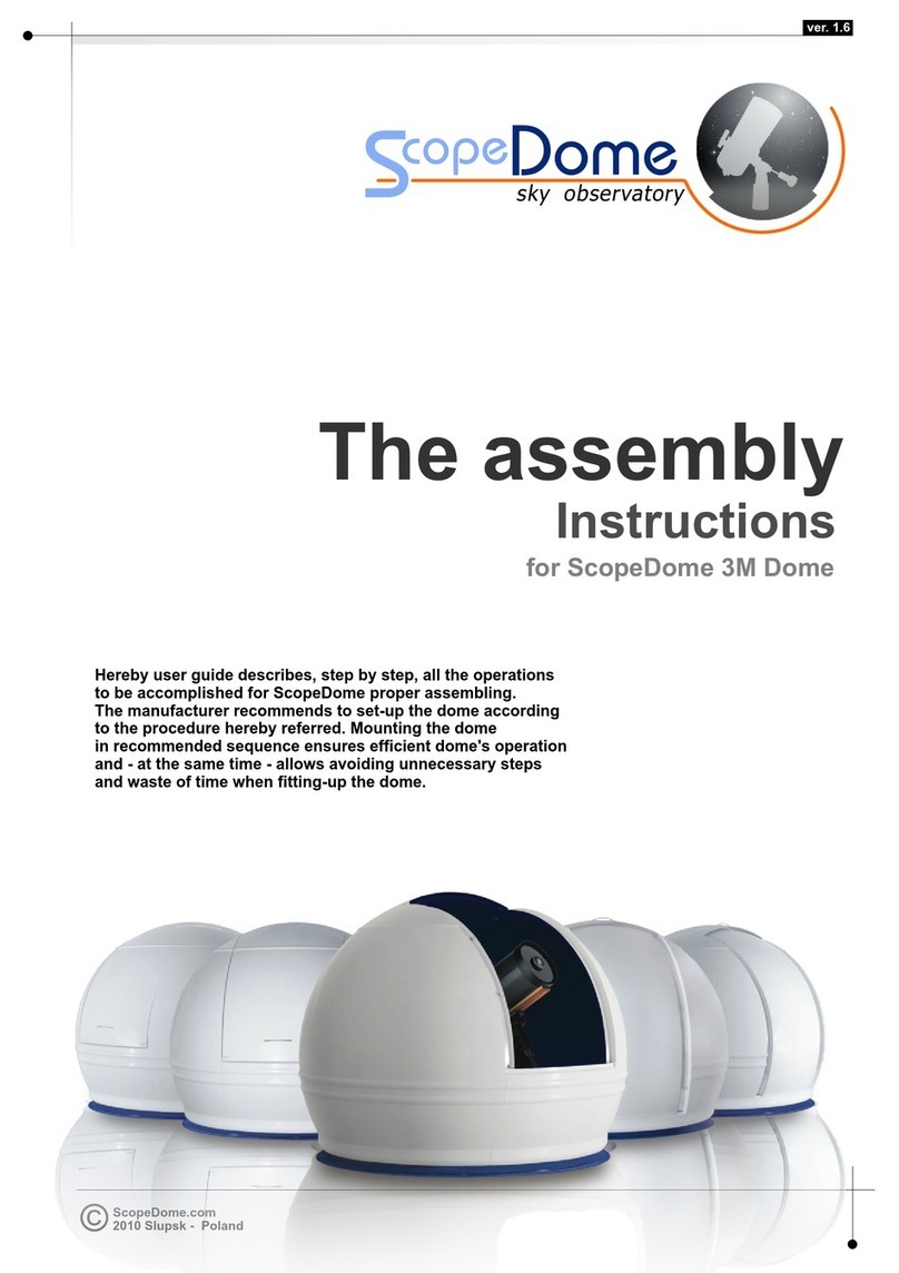 ScopeDome 3M Dome User manual