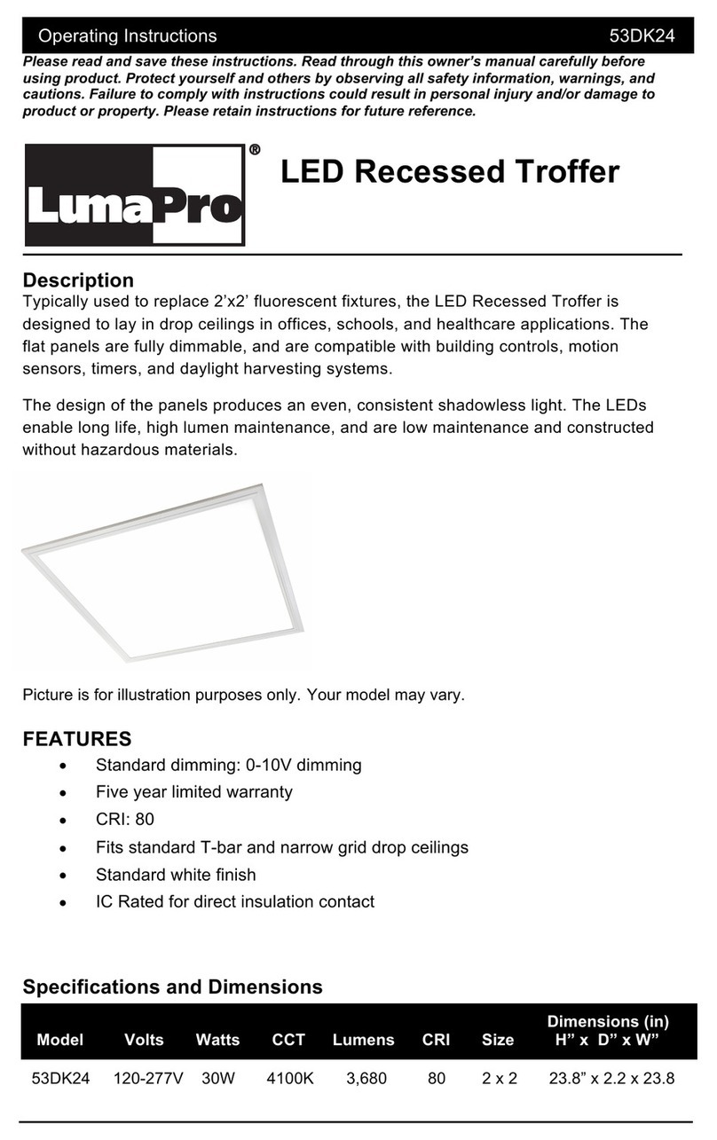 LumaPro 53DK24 operating instructions