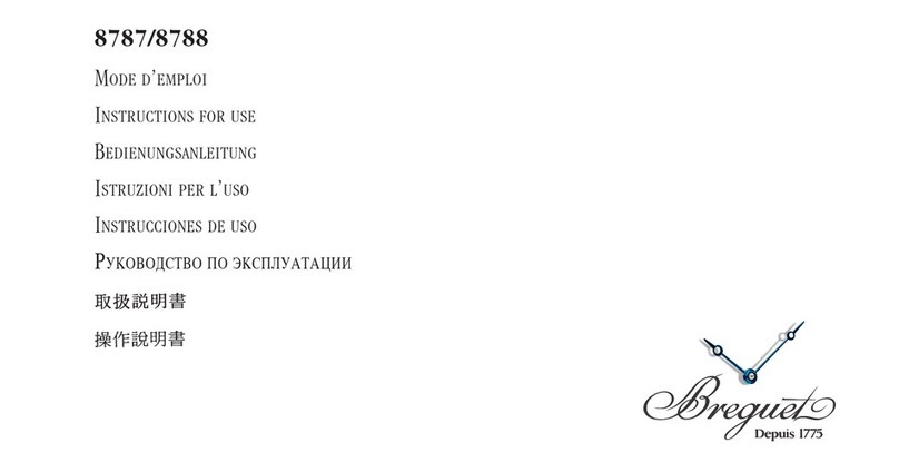 Breguet 8787 Instructions for use