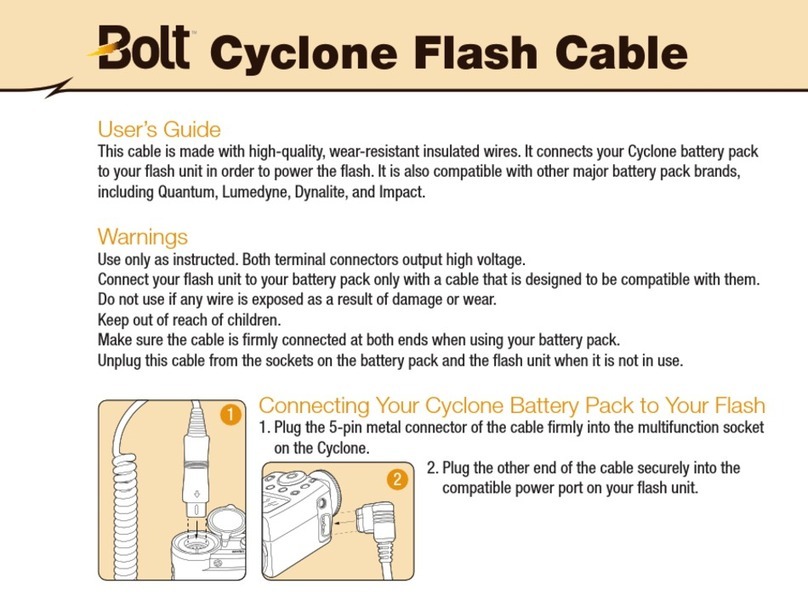 Bolt Cyclone Flash Cable user guide