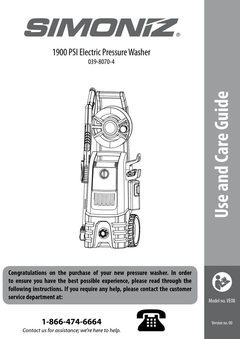 Simoniz VE08 User manual