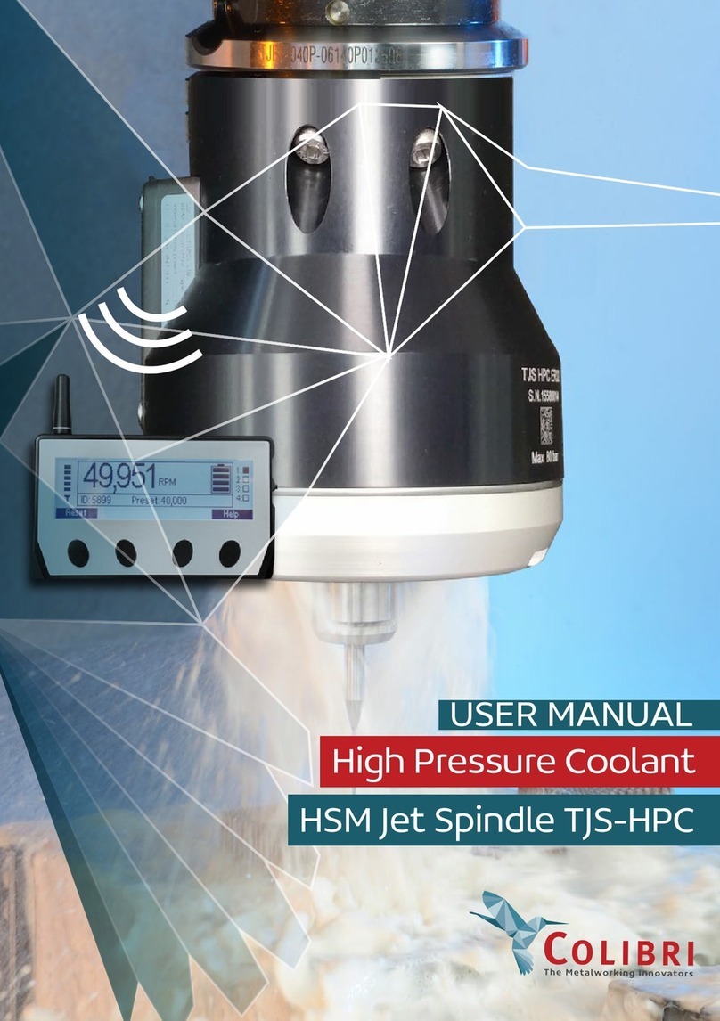 Colibri HSM Jet Spindle TJS-HPC user manual