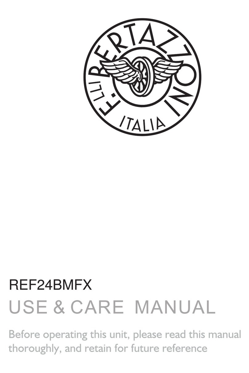 Bertazzoni REF24BMFX Use & care manual