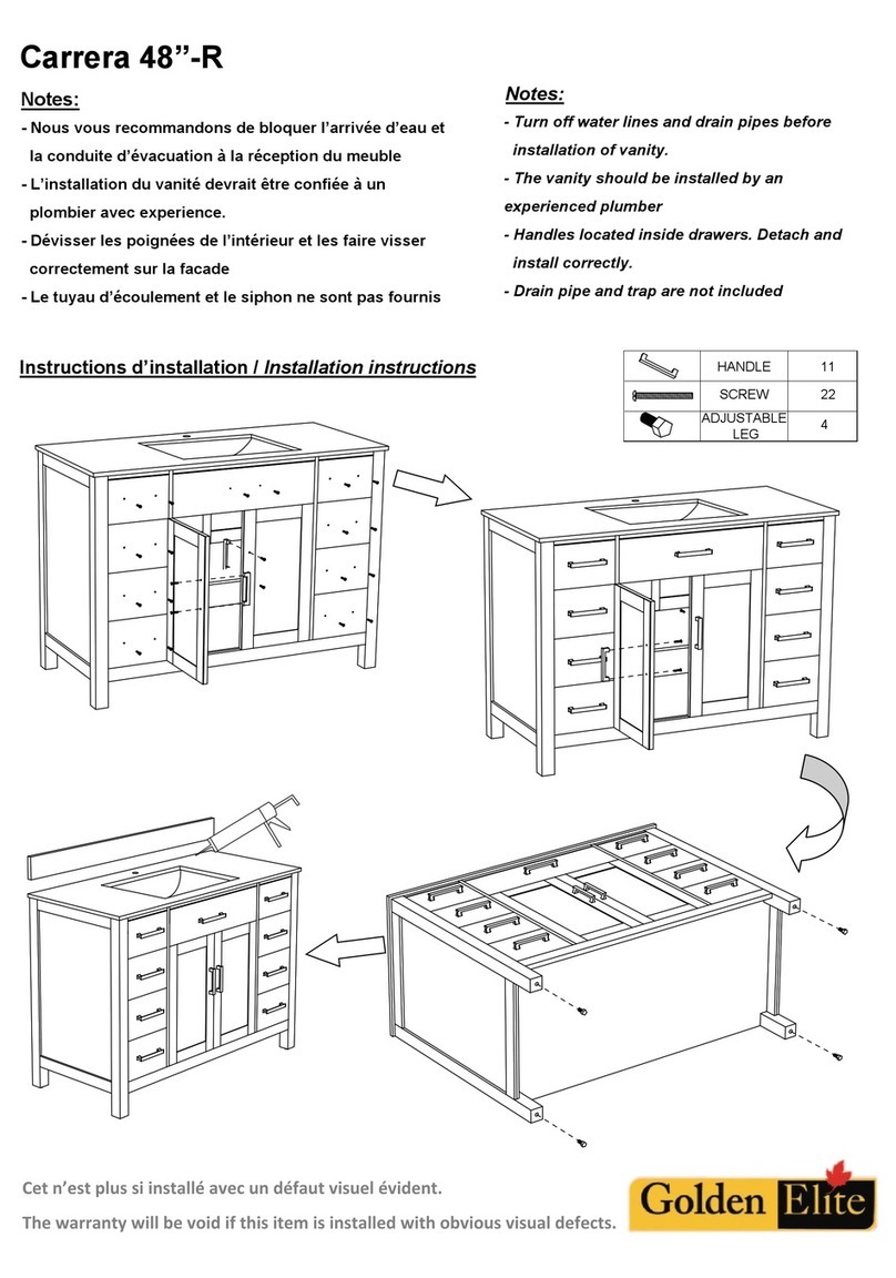 Golden Elite Carrera installation instructions