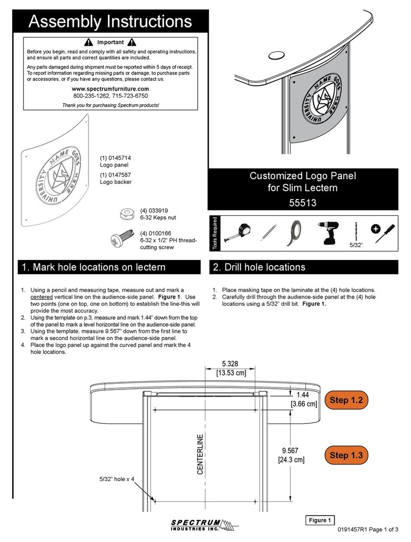 Spectrum 55513 Assembly instructions