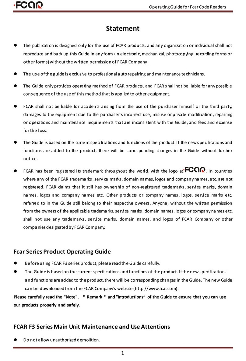 Fcar F501 EOBD operating guide