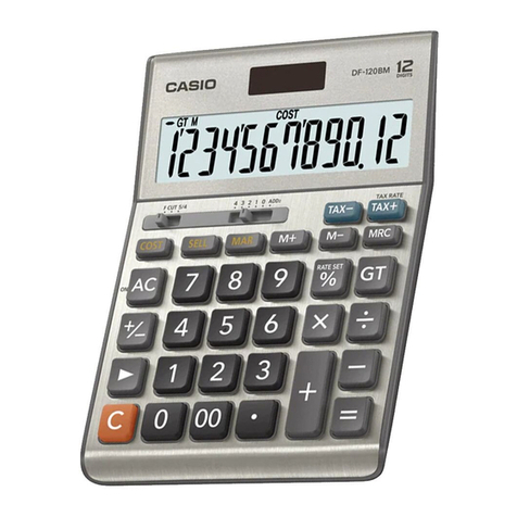 Casio DF-120BM user guide