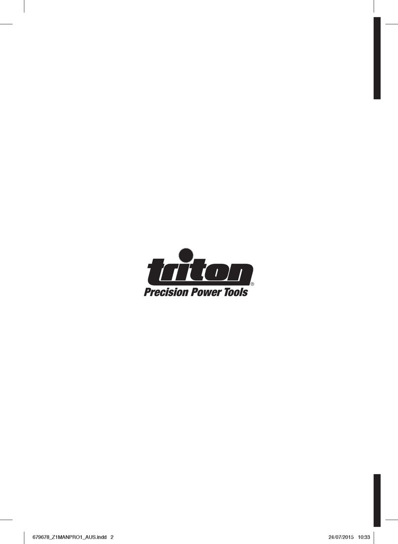 Triton TPT 125 User manual
