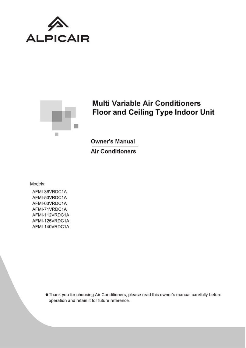 Alpic Air AFMI-36VRDC1A User manual