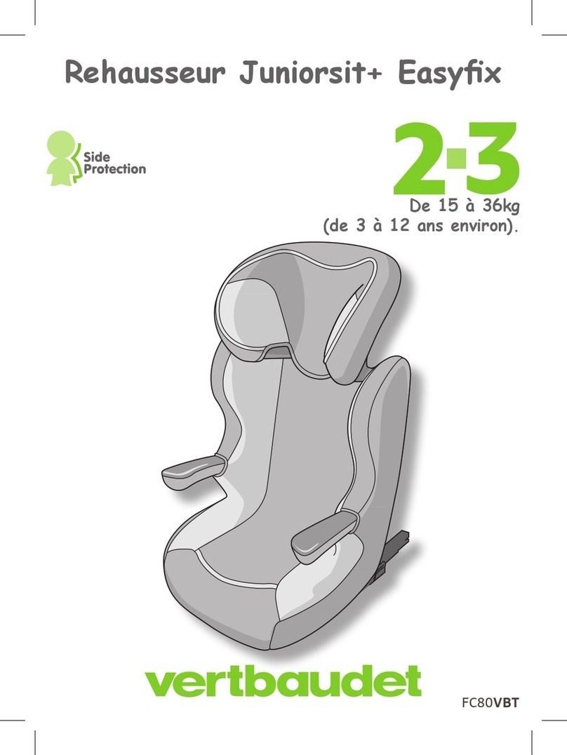 VERTBAUDET Juniorsit+ Easyfix manual