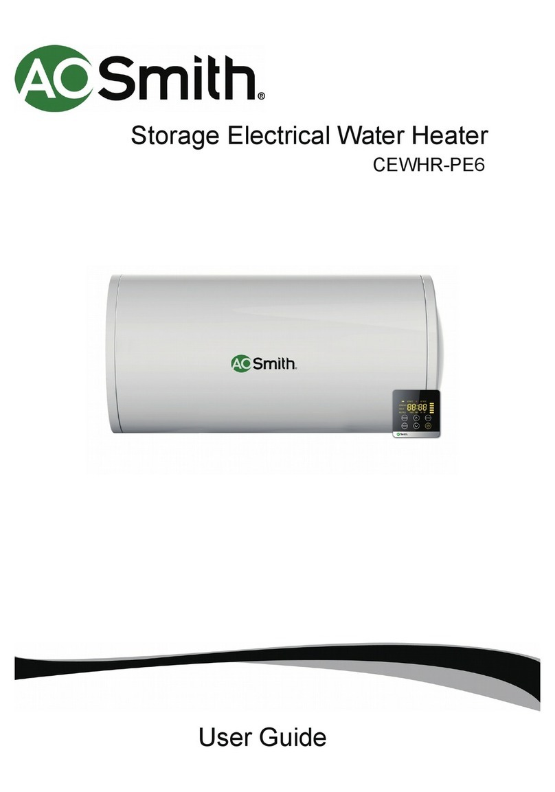 A.O. Smith CEWHR-PE6 user guide
