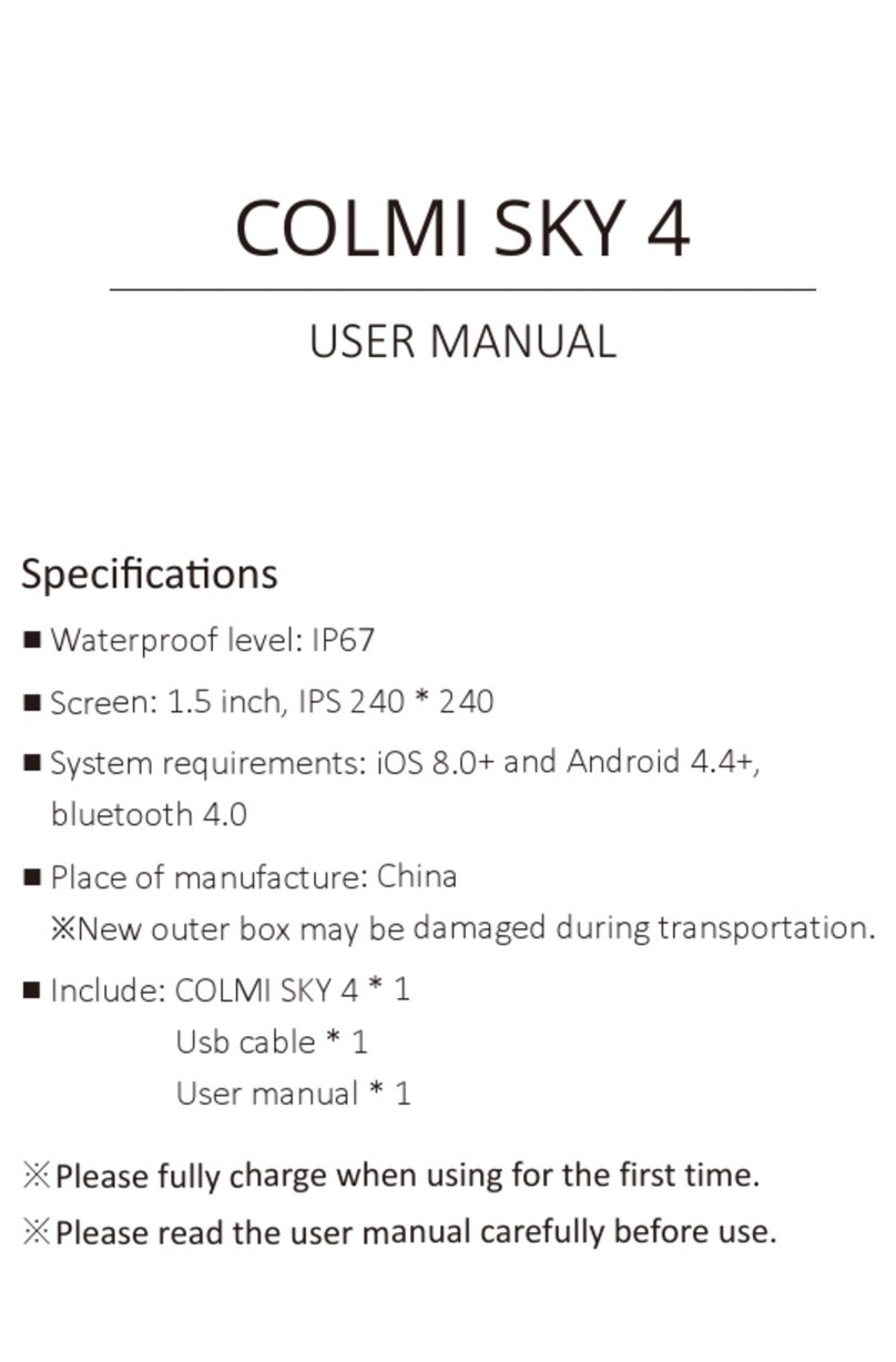 COLMI COLMI SKY 4 user manual