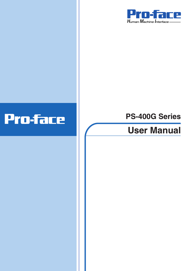 Pro-face PS400G-T41-E124V user manual