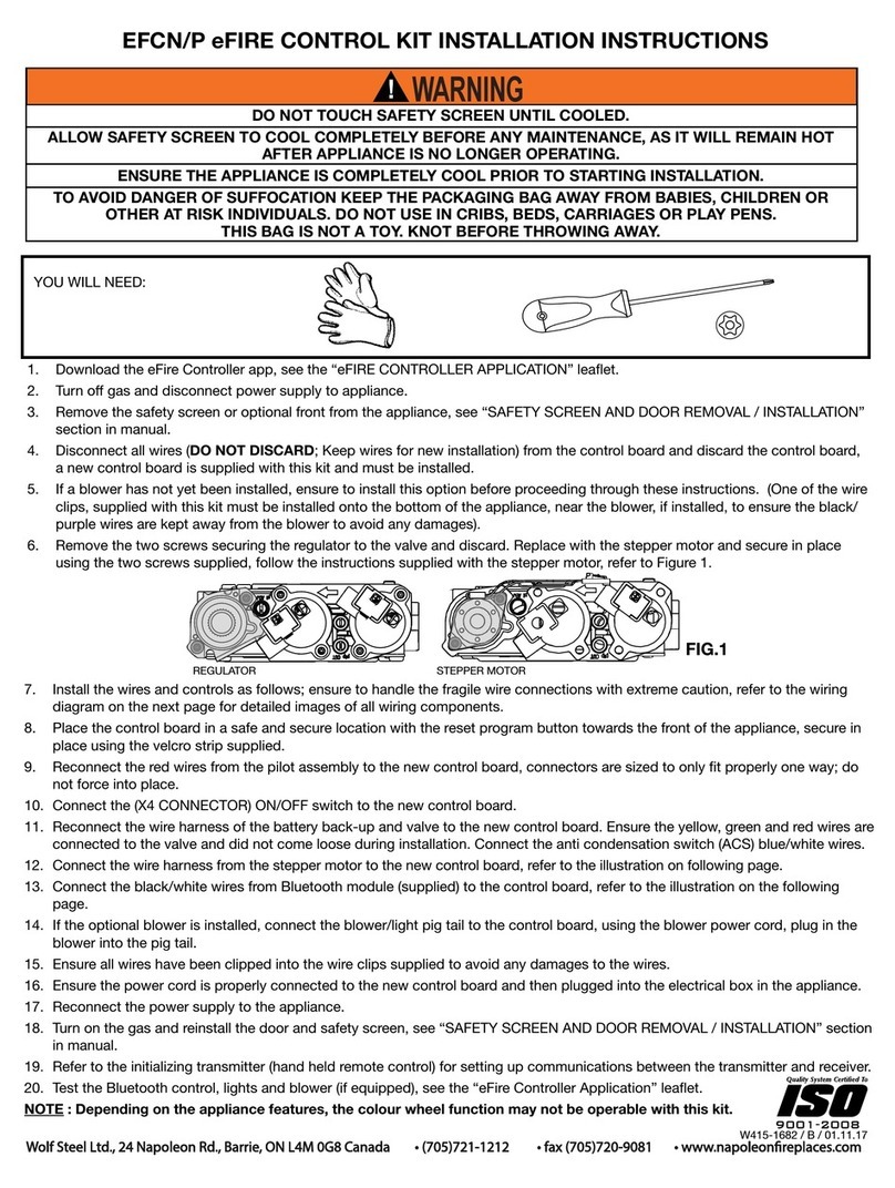Napoleon EFCN User manual