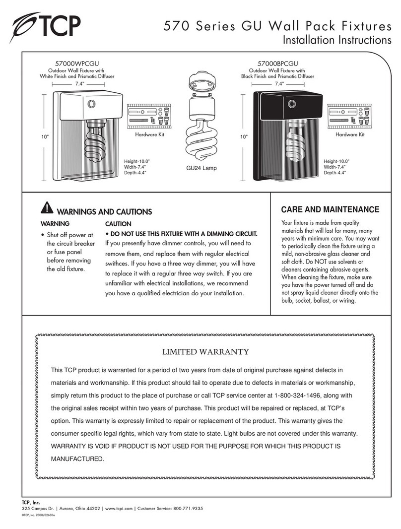 TCP 570 GU Series installation instructions