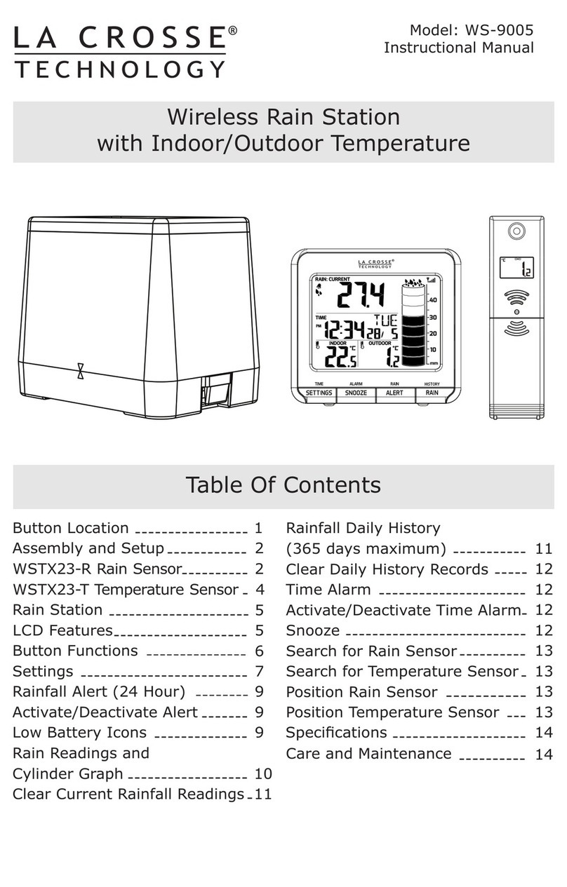 La Crosse Technology WS-9005 Instructional manual