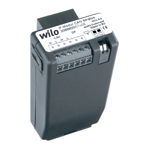 Wilo IF-Modul Stratos CAN User manual