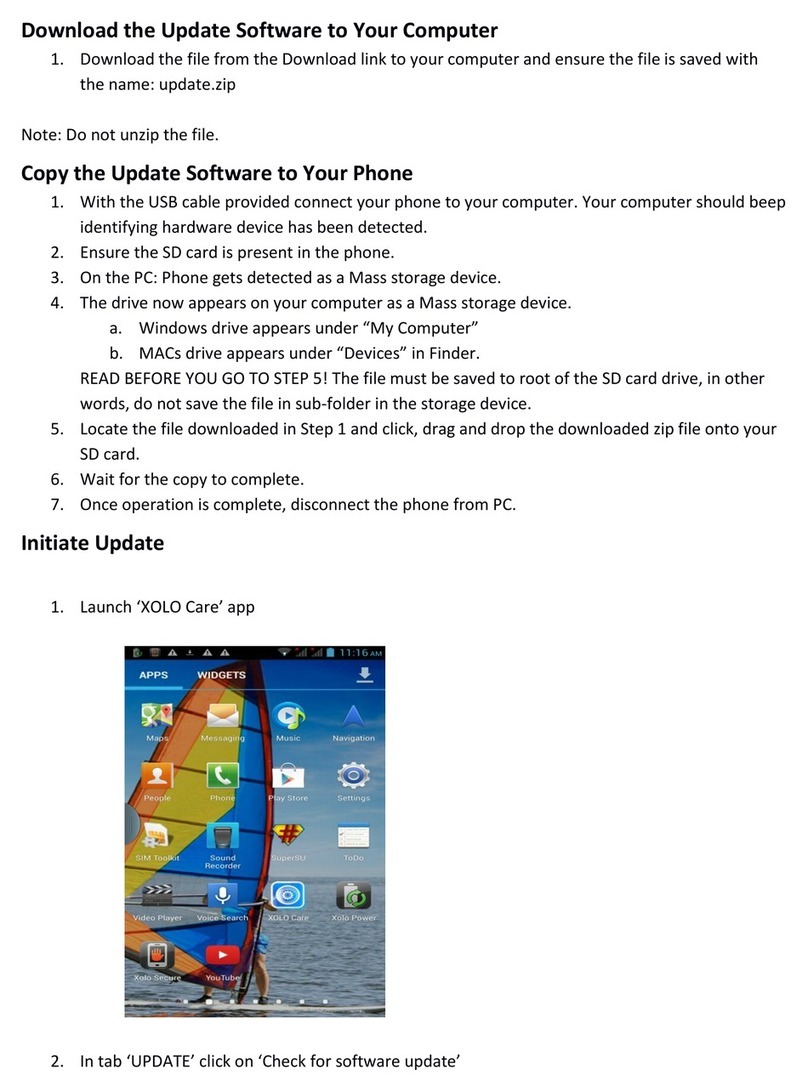 xolo Q900 User manual
