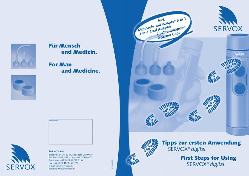 Servox Digital First steps
