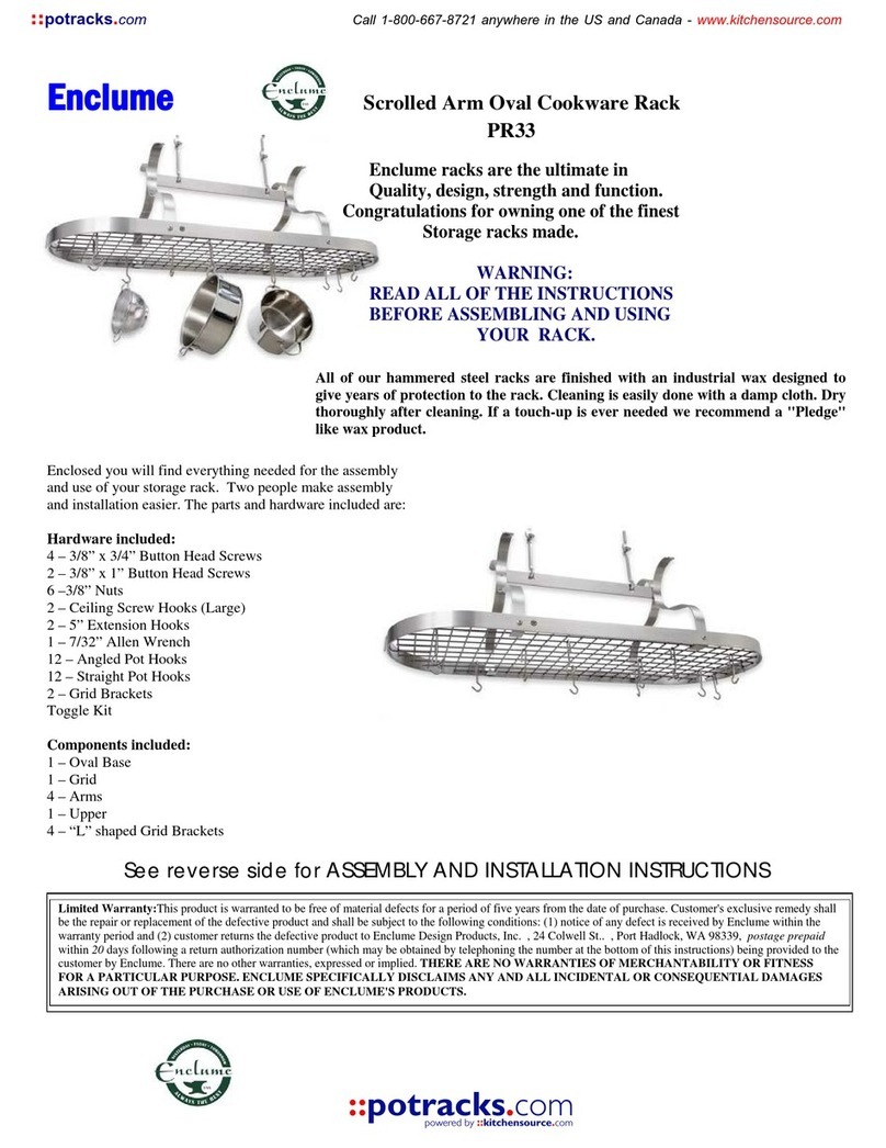Enclume PR33 User manual