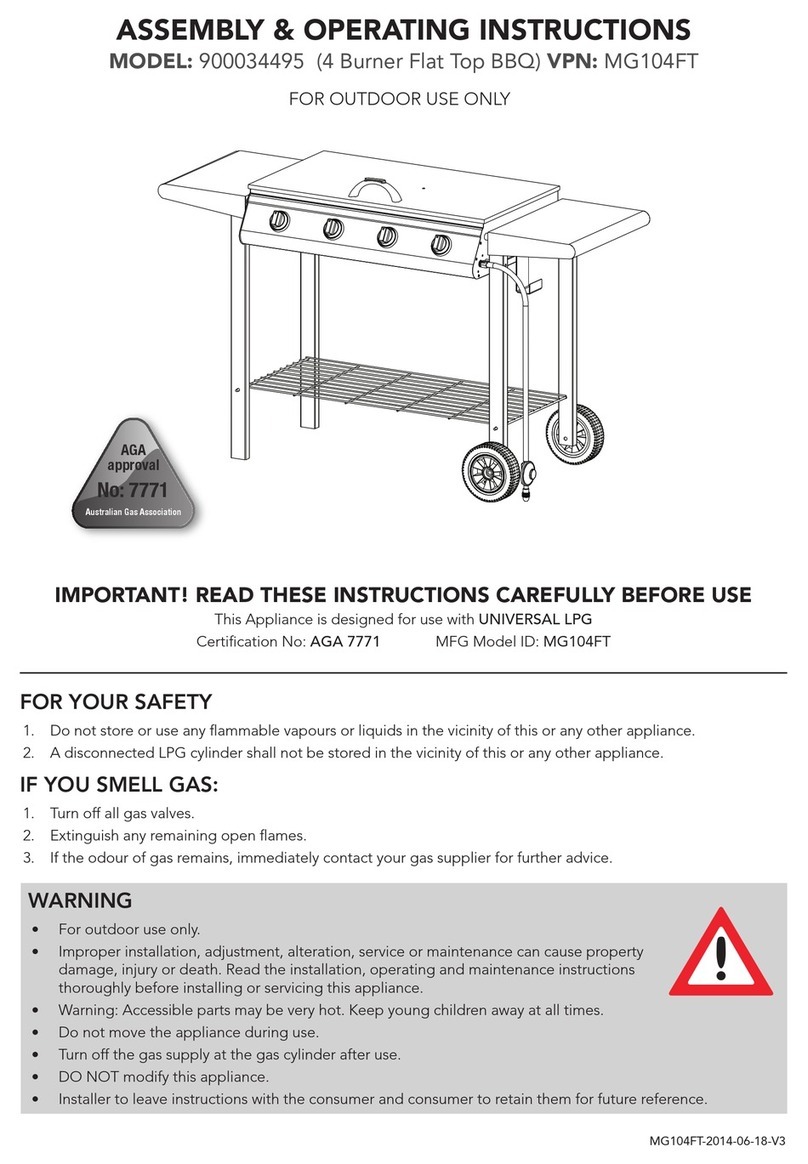 Mitre10 900034495 Assembly & operating instructions
