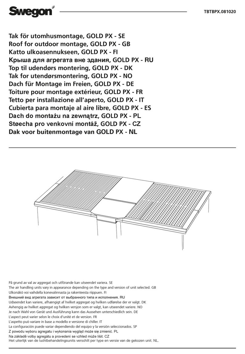 Swegon GOLD PX User manual