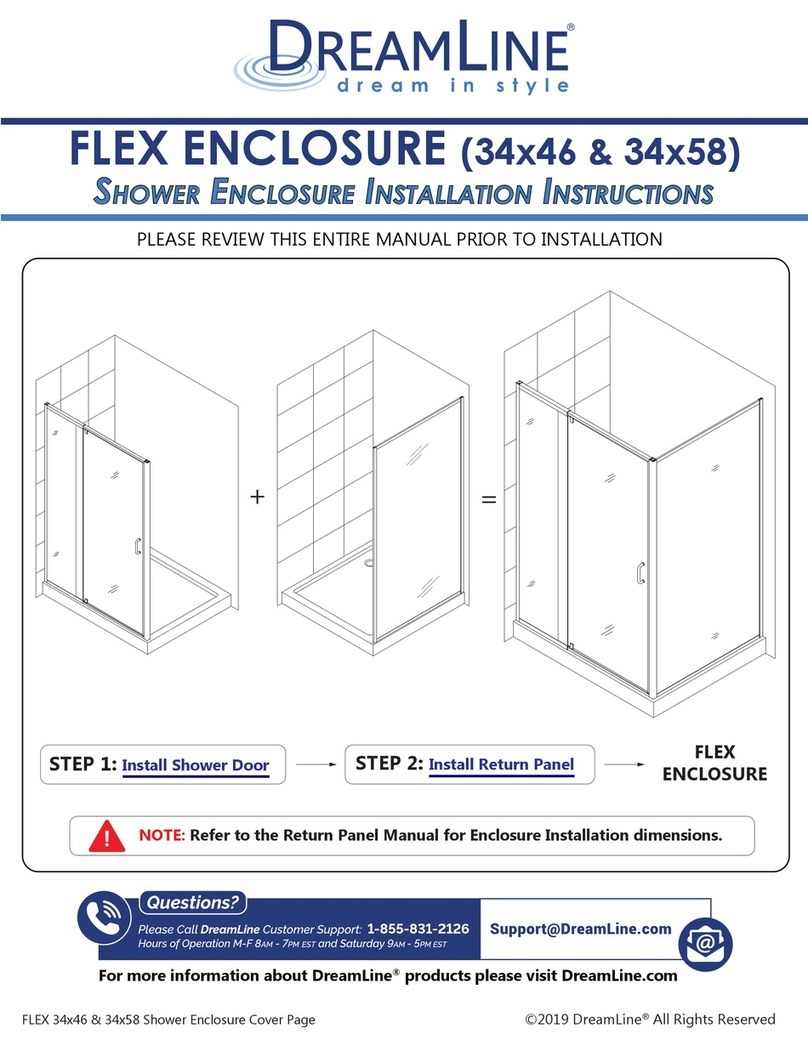 Dreamline FLEX Series User manual