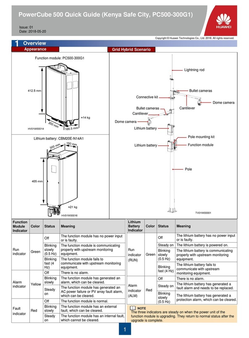 Huawei PowerCube 500 User manual