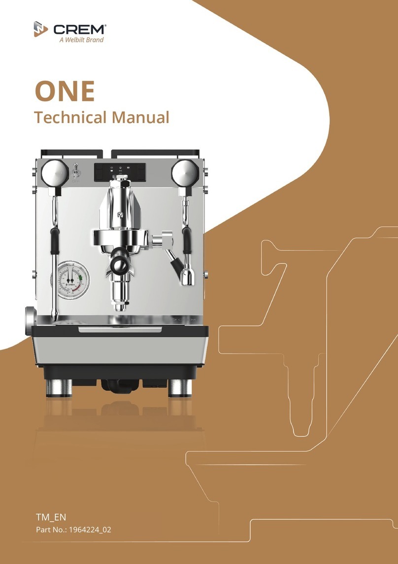 Welbilt CREM ONE Technical manual