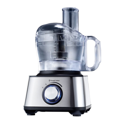 Russell Hobbs PRO ELITE RHFP001 Installation guide