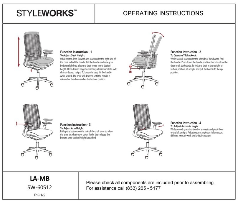 Styleworks LA-MB operating instructions