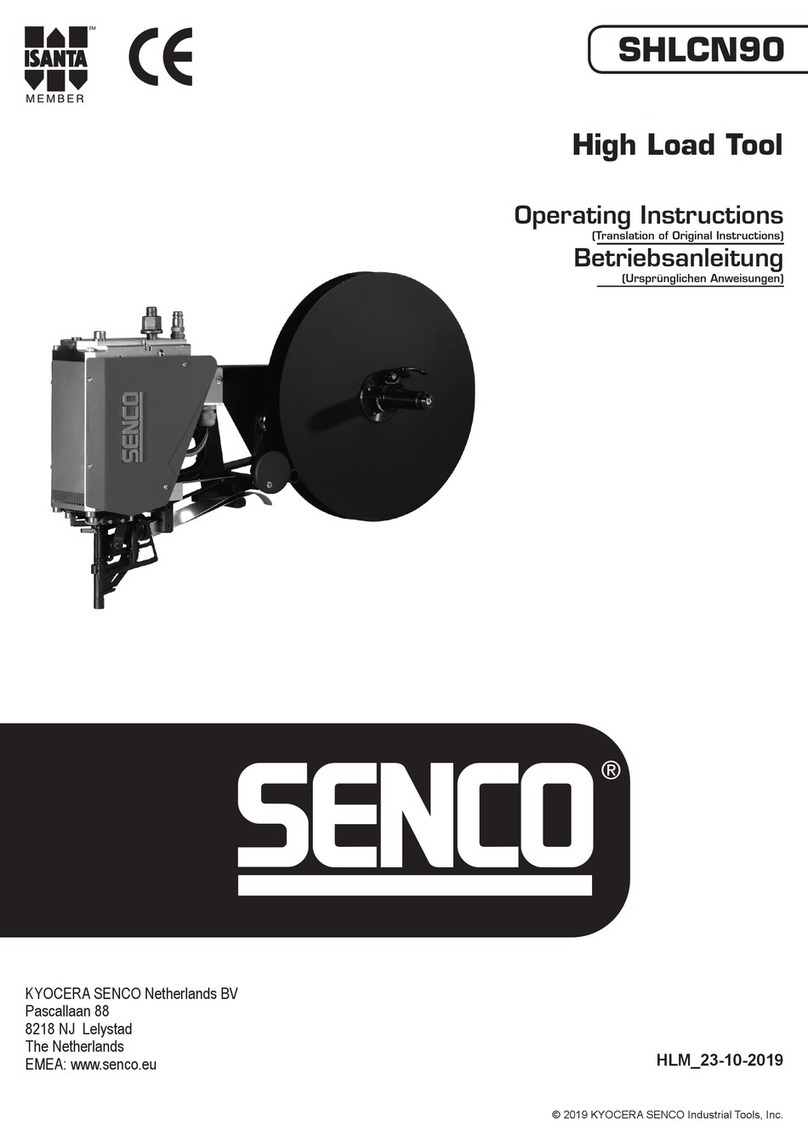 ISANTA Senco SHLCN90 operating instructions