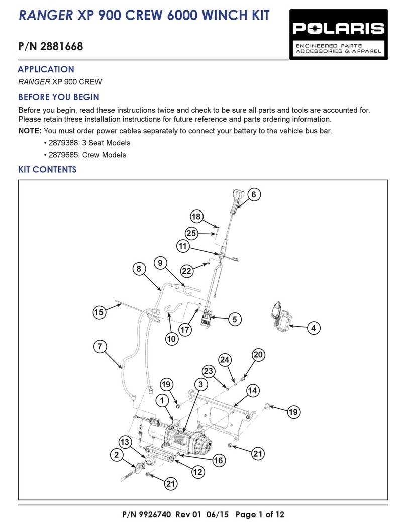 Polaris RANGER XP 900 CREW 6000 manual
