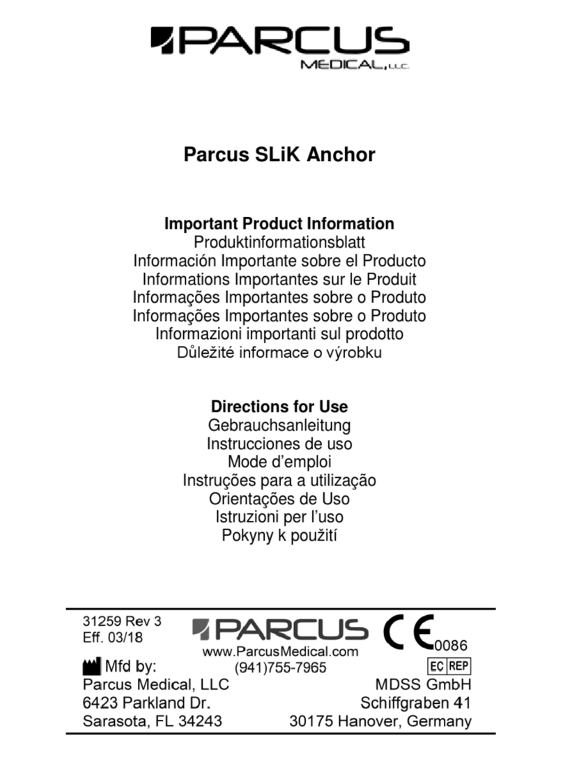 PARCUS MEDICAL SLiK Directions for use PARCUS MEDICAL SLiK Directions for use