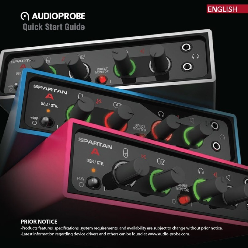 Audioprobe Spartan quick start guide Audioprobe Spartan quick start guide