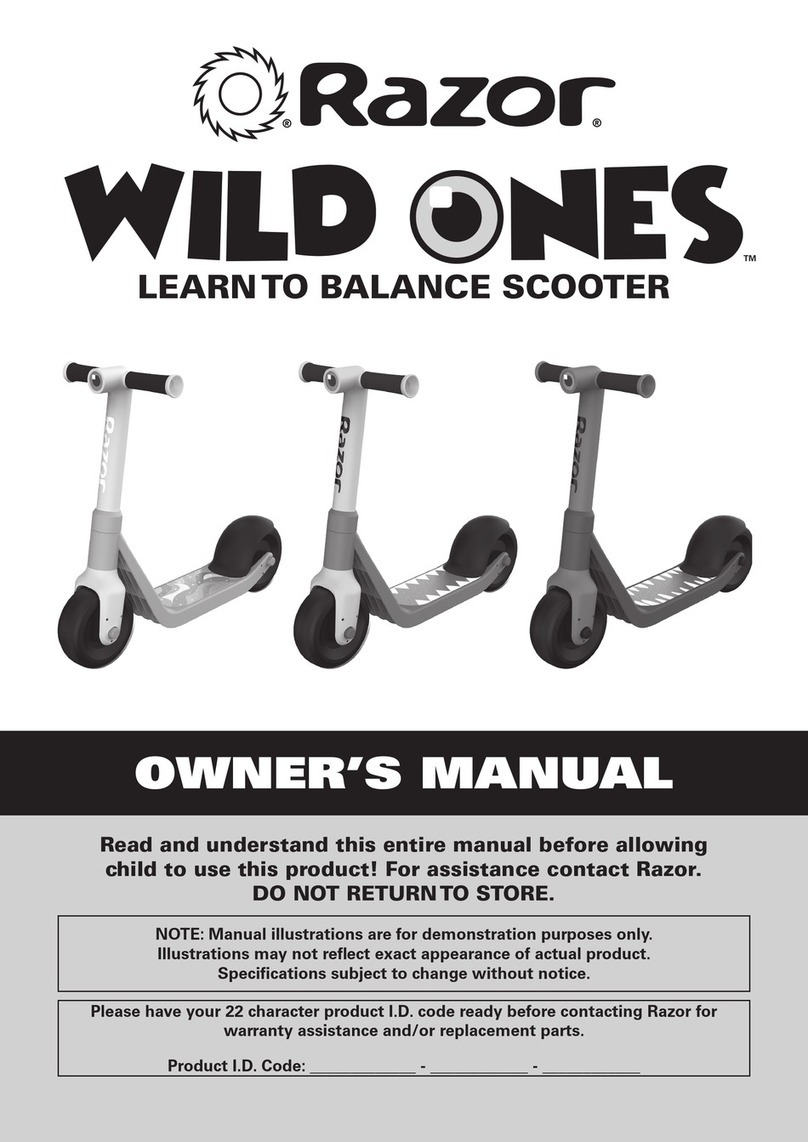 Razor WILD ONES Series User manual