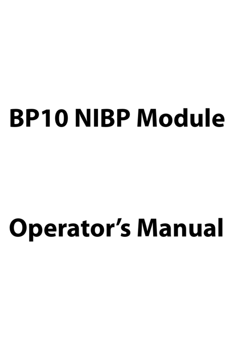 Mindray BP10 NIBP Module User manual