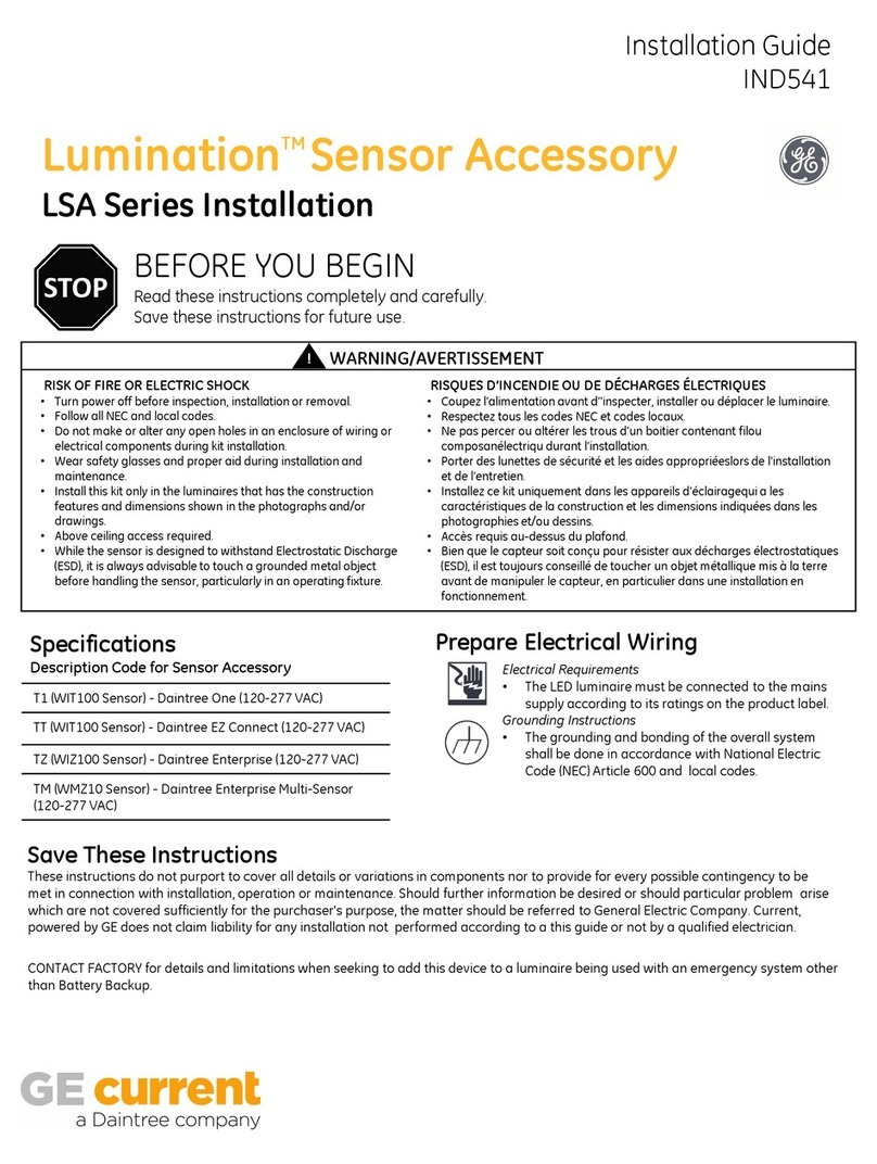 Daintree GE Lumination LSA Series User manual