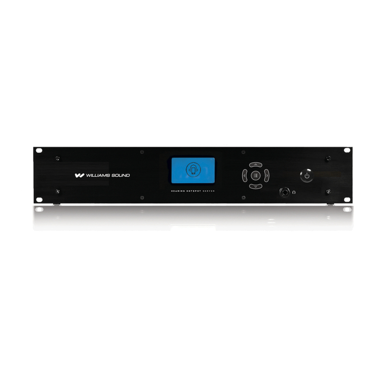 Williams Sound HHS 108 installation manual