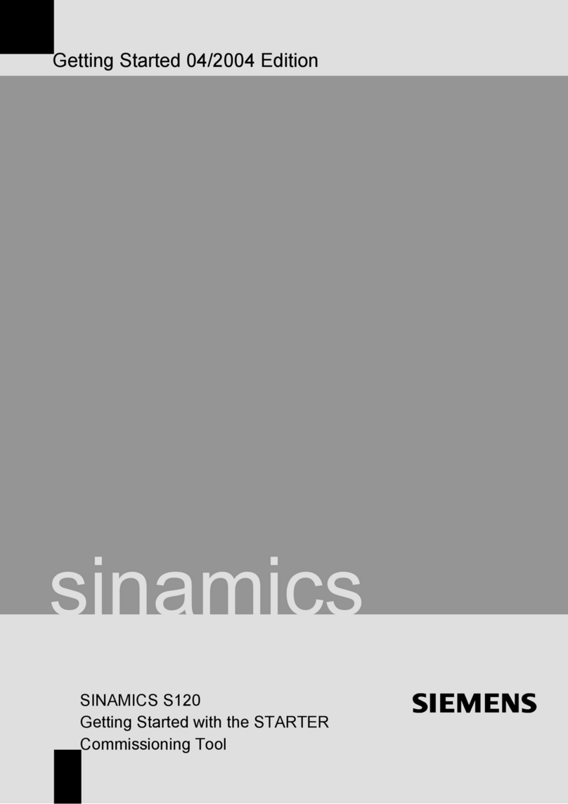 Siemens SINAMICS S120 User manual