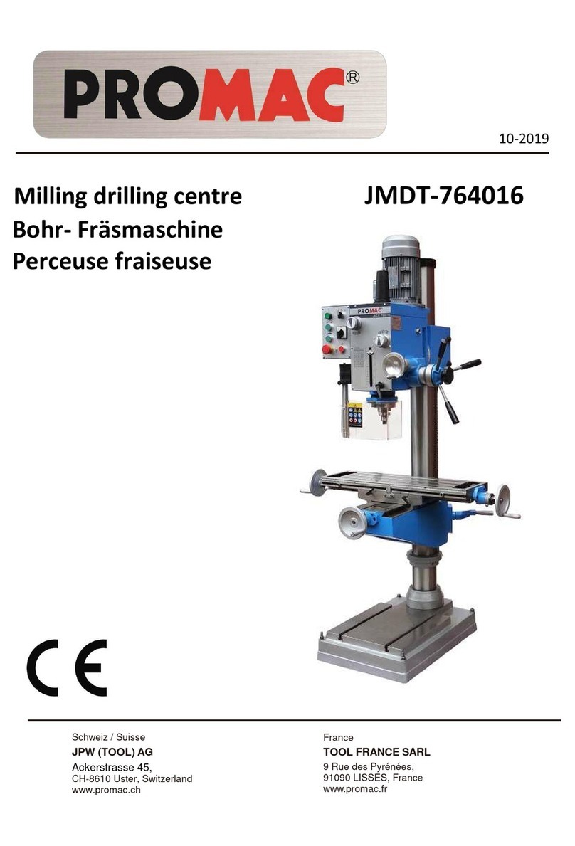 Promac JMDT-764016 User manual Promac JMDT-764016 User manual