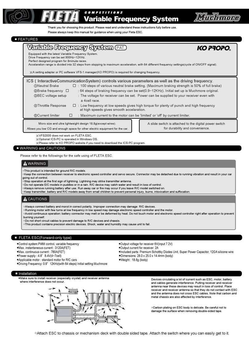 Muchmore FLETA COMPETITION 2 manual