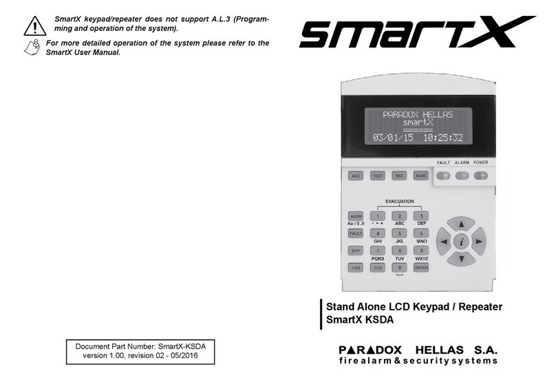 Paradox Hellas S.A. SmartX KSDA quick start guide